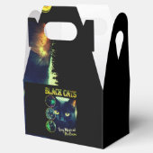 ブラックおもしろい猫好きフェイクBootleg 90sグラフィック フェイバーボックス (オープン)