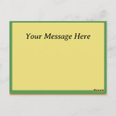 ブラックおもしろい猫好きフェイクBootleg 90sグラフィック ポストカード (裏面)