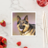 ブラックおよびタンGSD スタンダードカクテルナプキン (インサイチュ)