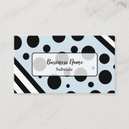 ブラックおよびブルーのモダン名刺 名刺