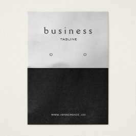 ブラックおよびプラチナイヤリングディスプレイ