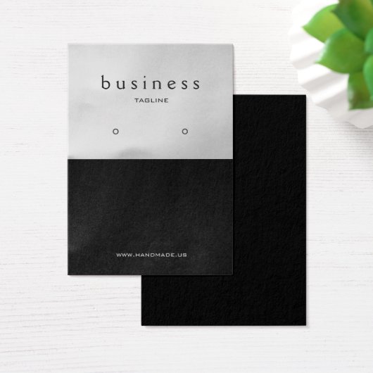 ブラックおよびプラチナイヤリングディスプレイ (デスク)