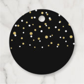 ブラックおよび金ゴールド |除モダン定通知 フェイバータグ (裏面)