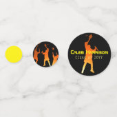 ブラックお洒落テクモダンの卒業 コンフェッティ (裏面)