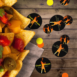 ブラックお洒落テクモダンの卒業 コンフェッティ