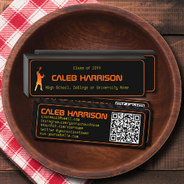 ブラックお洒落テクモダンの卒業 スキニー名刺