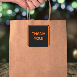 ブラックお洒落テクモダンの卒業 スクエアシール