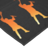 ブラックお洒落テクモダンの卒業 テーブルクロス (アングル)