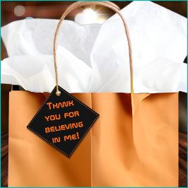 ブラックお洒落テクモダンの卒業 フェイバータグ