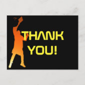 ブラックお洒落テクモダンの卒業 ポストカード (正面)