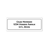 ブラックお洒落テクモダンの卒業 ラバースタンプ (インプリント)