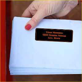 ブラックお洒落テクモダンの卒業 ラベル