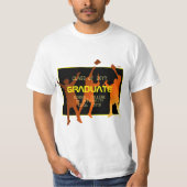 ブラックお洒落テクモダンの卒業 Tシャツ (正面)