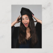 ブラックお洒落ボウQRコードカレッジファンド エンクロージャーカード (裏面)