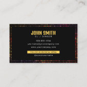 ブラックお洒落DJs Singer Nightclub Music Producer 名刺 (裏面)