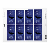 ブラックこうもりインパープルヘイズウィッチズオプションワインラベル ラベル (フルシート)