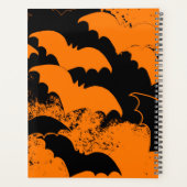 ブラックこうもりインフライトオレンジ プランナー手帳 (裏面)