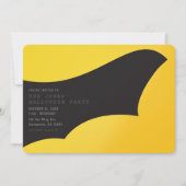 ブラックこうもりウィングハローウィンパーティ 招待状 (正面)