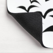 ブラックこうもりクラウドキッズマウスパッド マウスパッド (コーナー)