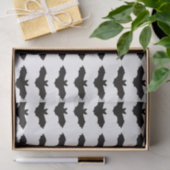 ブラックこうもりティッシュペーパー 薄葉紙 (ギフト)