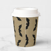 ブラックこうもり素朴クラフトハローウィンパーティ 紙コップ (右)