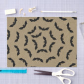 ブラックこうもり素朴クラフトハローウィンパーティ 薄葉紙 (クラフト)