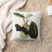 ブラックさくらんぼ クッション (ブランケット)