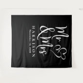 ブラックさんとホワイトさんの結婚式 タペストリー (正面(横))