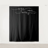 ブラックさんとミセスの結婚式バックドロップ タペストリー (正面)