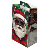 ブラックすてきサンタクリスマス抱き枕 スモールペーパーバッグ (裏面アングル)