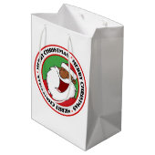 ブラックすてきサンニコラス2 ミディアムペーパーバッグ (裏面アングル)