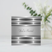 ブラックすべての行事パーティー 招待状 (スタンド正面)