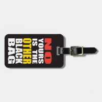 ブラックその他のブラックバッグラゲージタグ