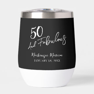 ブラックでゴージャスな50歳の誕生日パーティー
