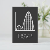 ブラックで数学盛りだくさん RSVPカード (スタンド正面)