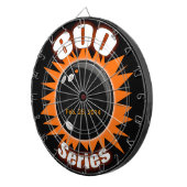 ブラックとオレンジの800シリーズ ダーツボード (正面右)