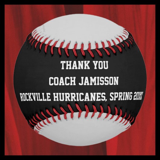 ブラックとグレーの野球、ありがとうコーチシンプル、 野球ボール