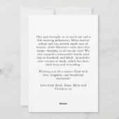 ブラックとゴールドのエレガントなレコードディスクの装飾 シーズンカード (裏面)