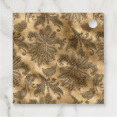 ブラックとゴールドのグラマラス フェイバータグ (裏面)