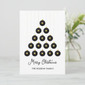 ブラックとゴールドのレコードディスクの装飾 シーズンカード (スタンド正面)