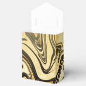 ブラックとゴールドの大理石 サンクス フェイバーボックス (オープン)