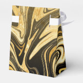 ブラックとゴールドの大理石 サンクス フェイバーボックス (裏面サイド)