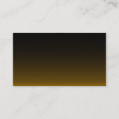 ブラックとゴールドの封入カード エンクロージャーカード (裏面)