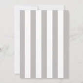 ブラックとゴールドの芍薬 ハロウィン ベビーシャワー 招待状 (裏面)