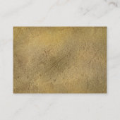 ブラックとゴールドの花柄 エンクロージャーカード (裏面)