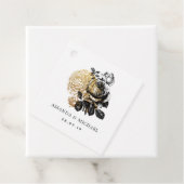 ブラックとゴールドの豪華 フェイバータグ (インサイチュ)