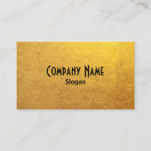 ブラックとゴールドフォイルの写真 名刺 (正面)