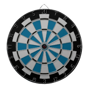 ブラックとティール(緑がかった色)とグレースタックの規制 ダーツボード