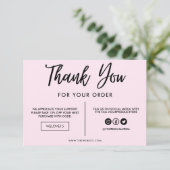 ブラックとピンクありがとうメディア挿入 (スタンド正面)