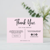 ブラックとピンクありがとうメディア挿入 (スタンド正面)